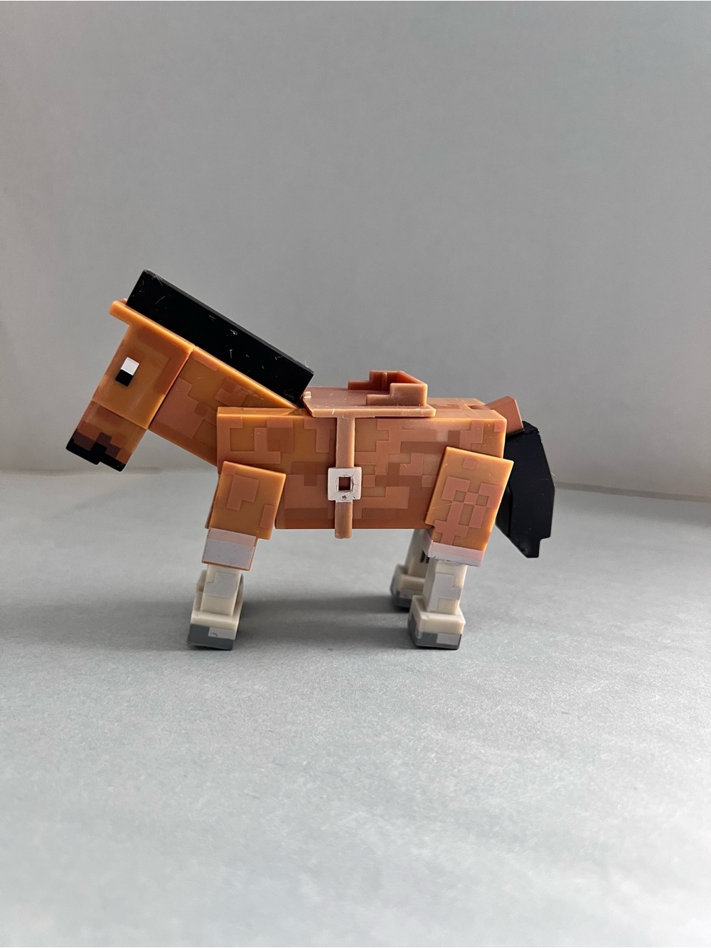 Minecraft Posable Brown Horse Minifigure 5” Long